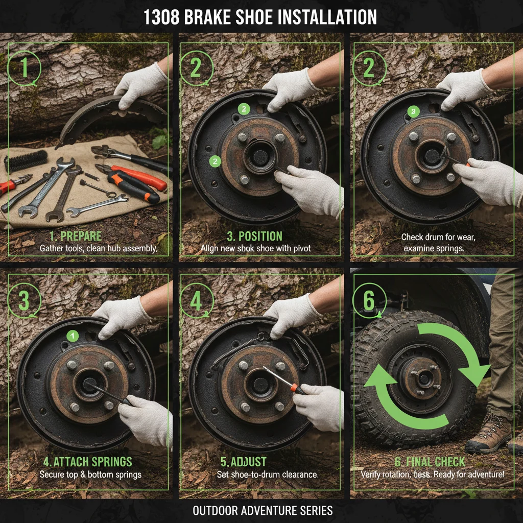 Premium 1308 Brake Shoe Solutions