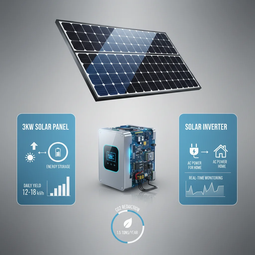 HighEfficiency 3kw Solar Panel Systems