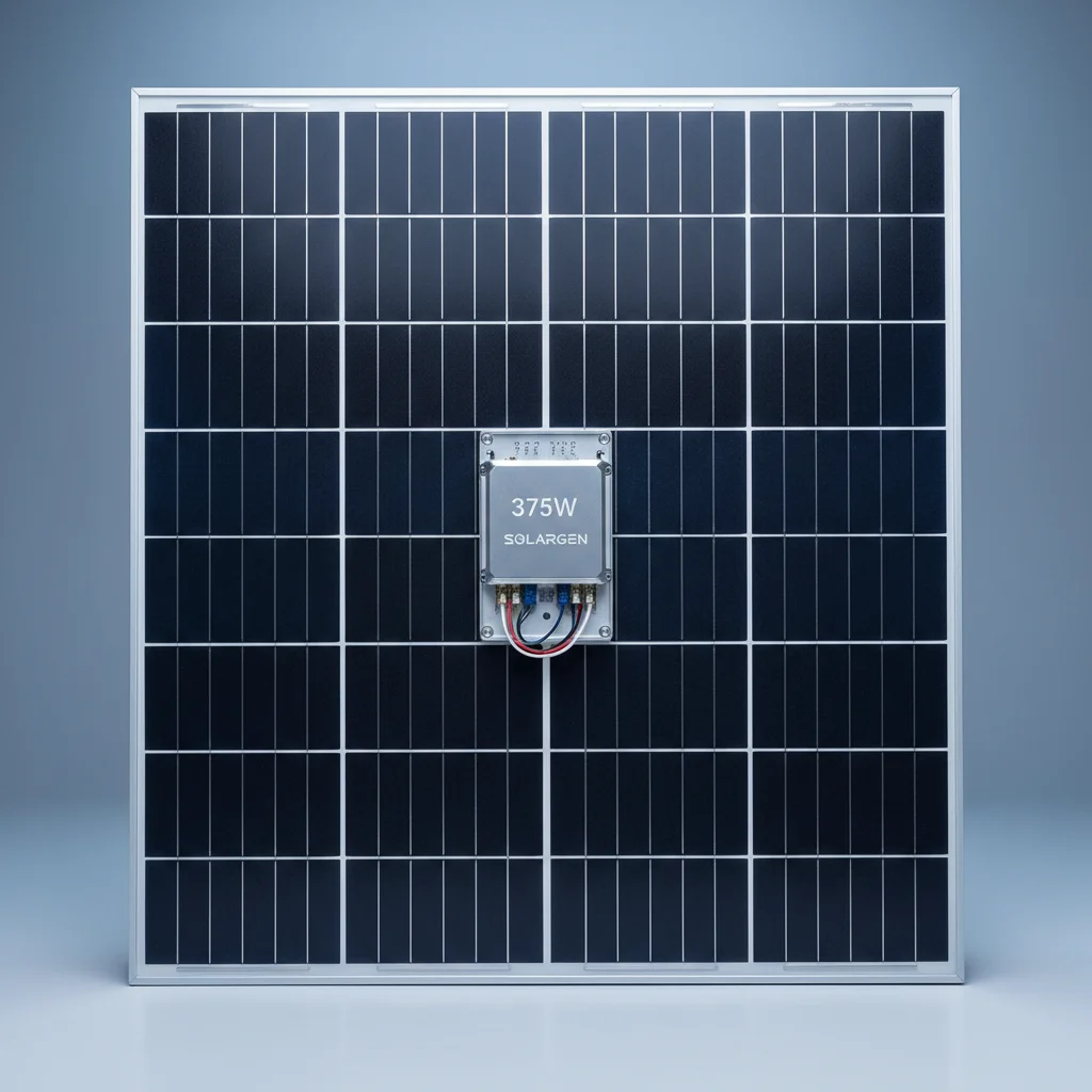 Efficiency and Guide of the 375 watt solar panel for Energy