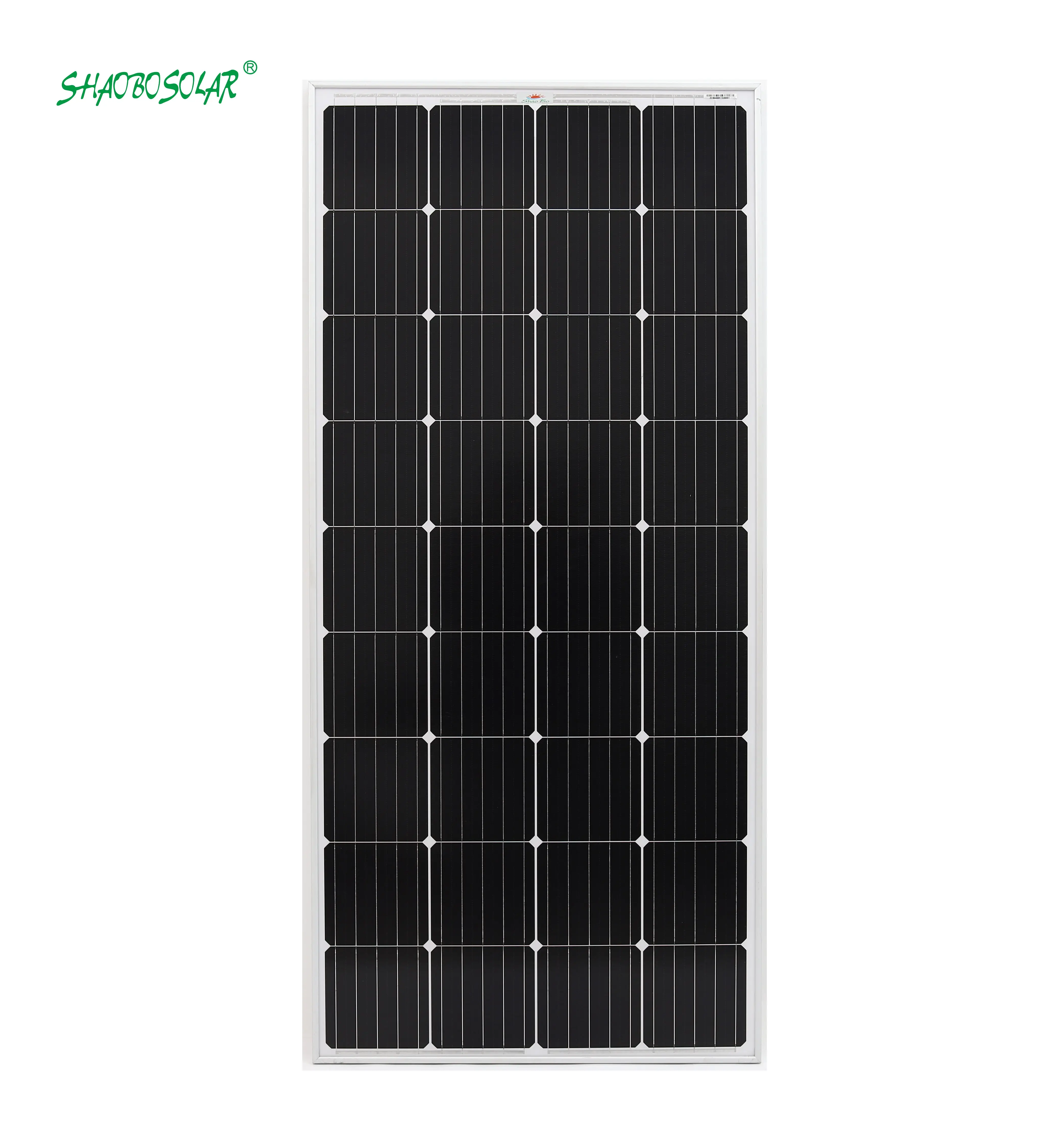 see more 150w 170w 180w 190w Stock With SGS Mono Solar Panel