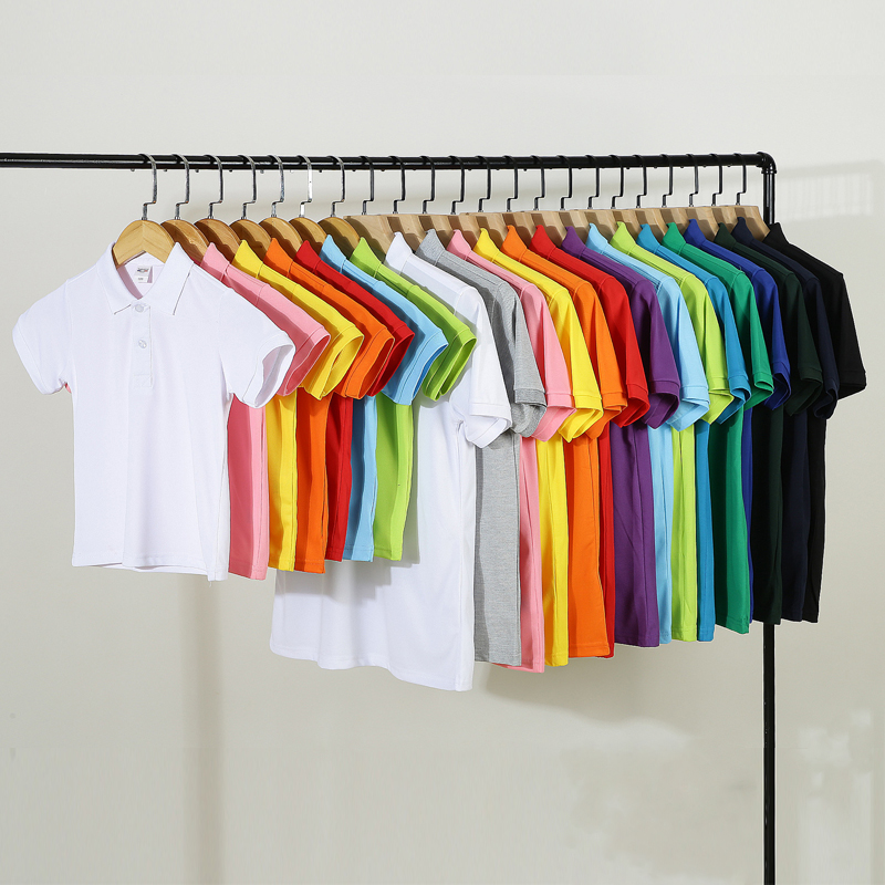 Logo personnalisé Uniforme Chemises Blank Coton Enfants T-shirts