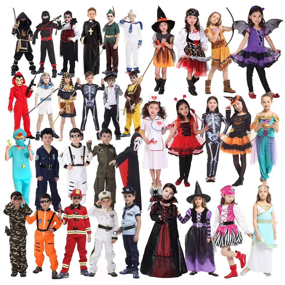 HБаарыoween кийим Up костюм үчүн балдар – CosОйноо Party кийимдери