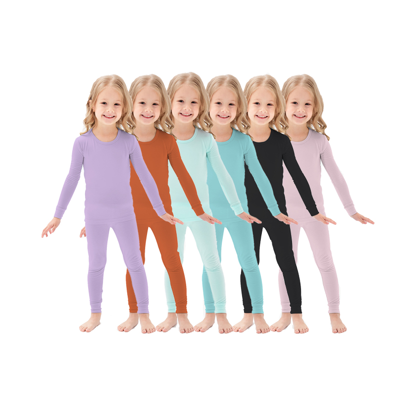 Custom Bamboo Fiber Kids’ Pajama Set
