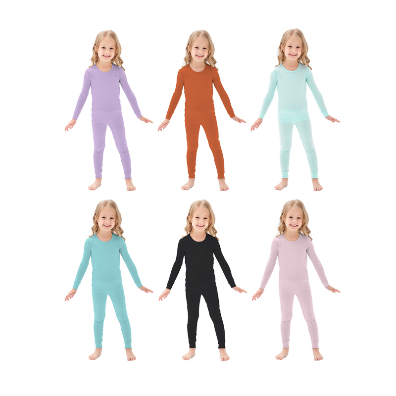 Custom Bamboo Fiber Kids’ Pajama Set