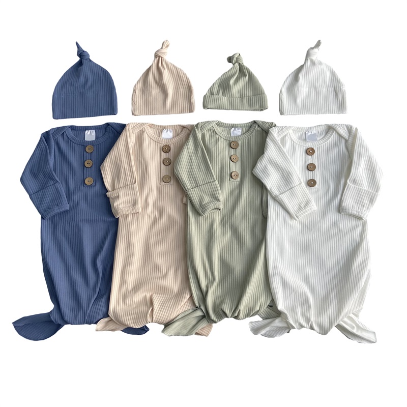 Newborn Ribbed Baby Sleeping Bag Blankets Wrap Sleep Sack for Baby