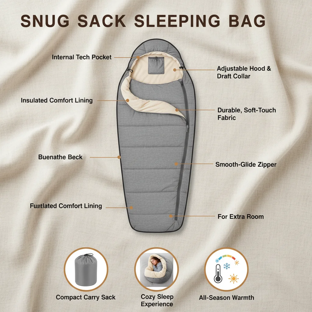 Choosing the Right Snug Sack Sleeping Bag for Comfortable Outdoor Adventures