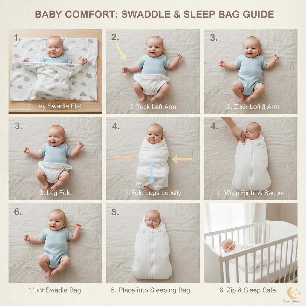 Choose the Best Swaddle and Sleeping Bag for Baby Sleep Safety