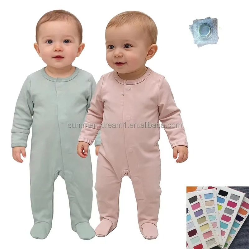 Benutzerdefinierte Babykleidung Magnetischer Baby-Strampler