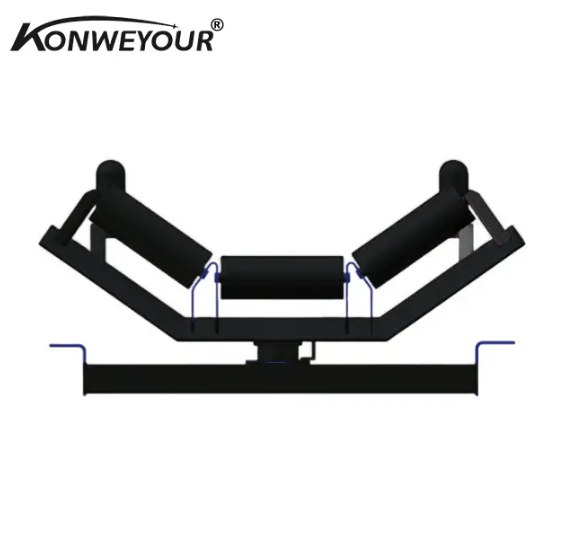 Rolo auto-alinhando com rastreamento automático do cinto