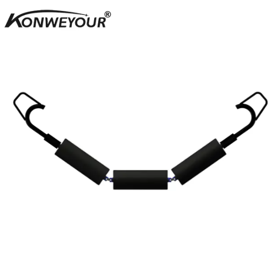 Borracha e aço rolo espiral