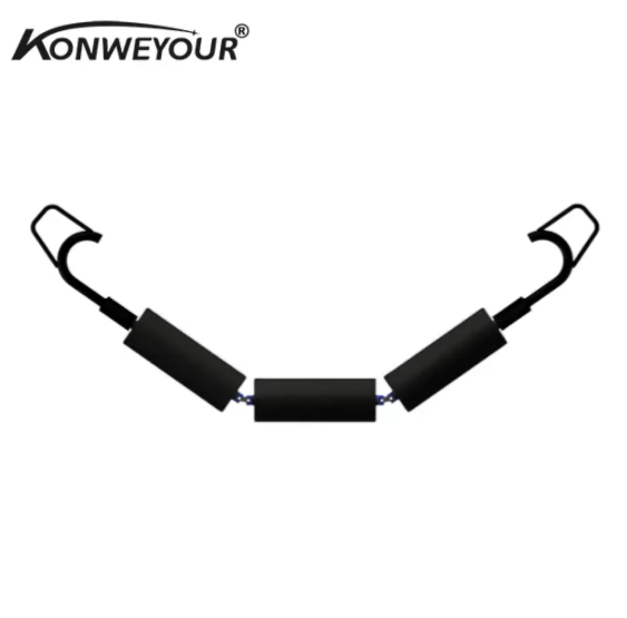 Roller d’impact avec anneaux en caoutchouc