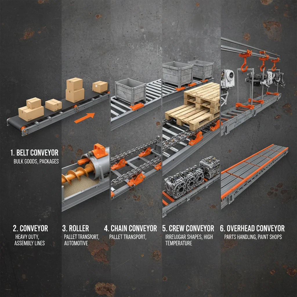 Exploring Diverse Conveyor Types and Applications for Optimized Material Handling