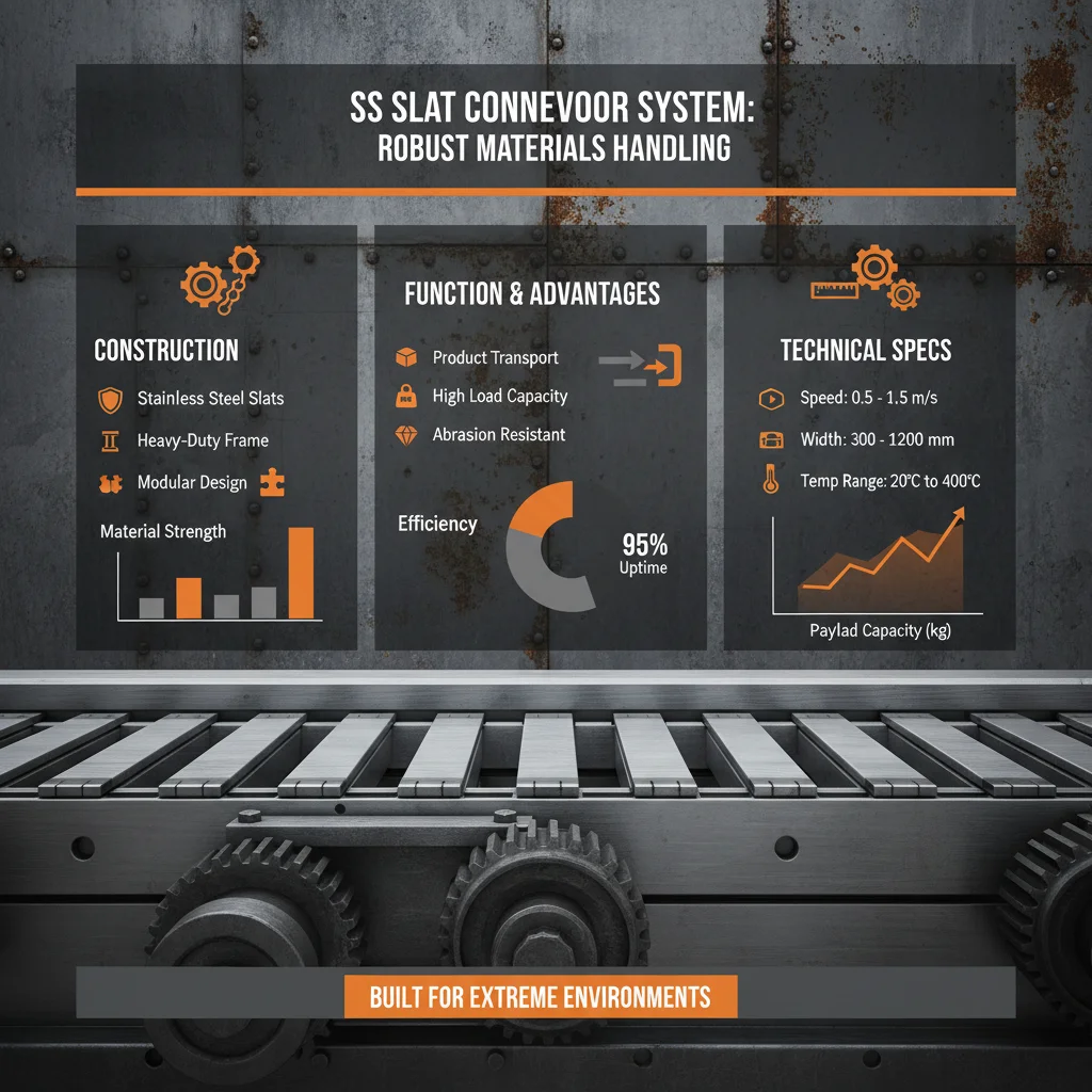 Optimizing Material Handling with Robust ss slat Conveyor Systems