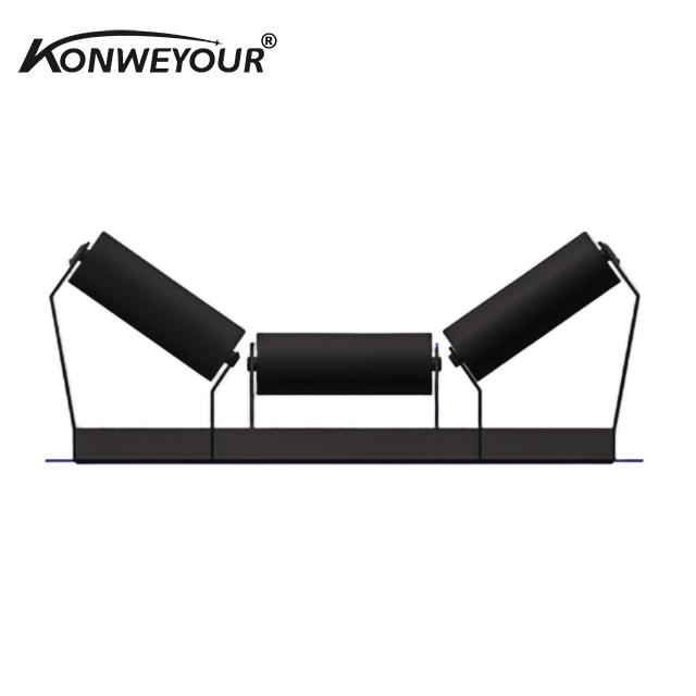 Forward Inclination Offset Carrying Roller