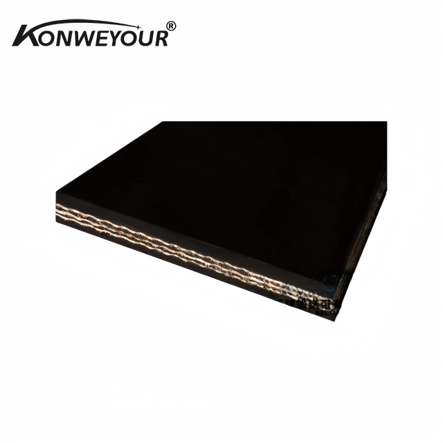 Oil-Resistant Chevron Pattern Rubber Conveyor Belt