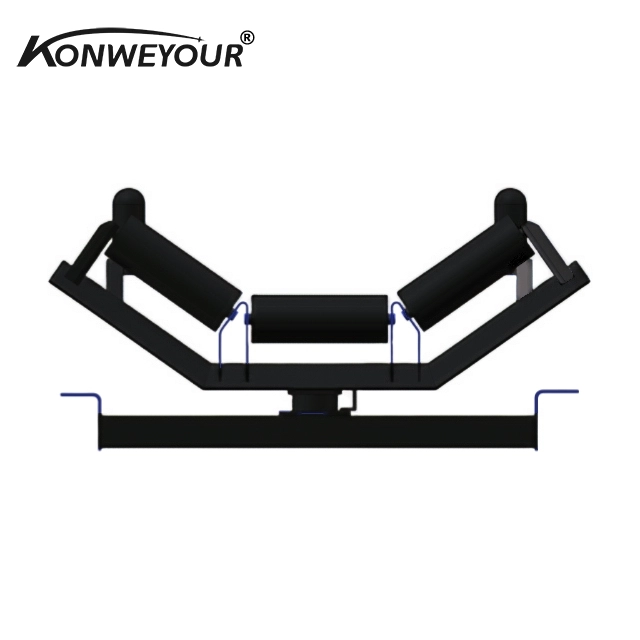 Self Aligning Roller With Automatic Belt Tracking