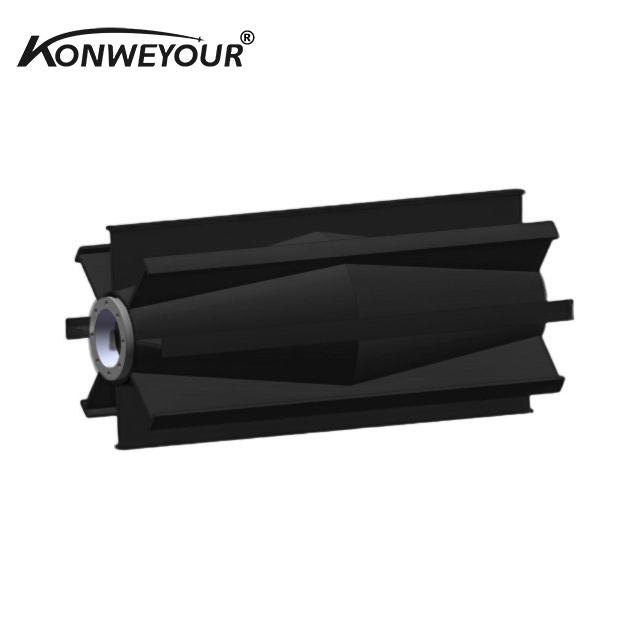 Self-Cleaning Crown Tail Wing Pulley