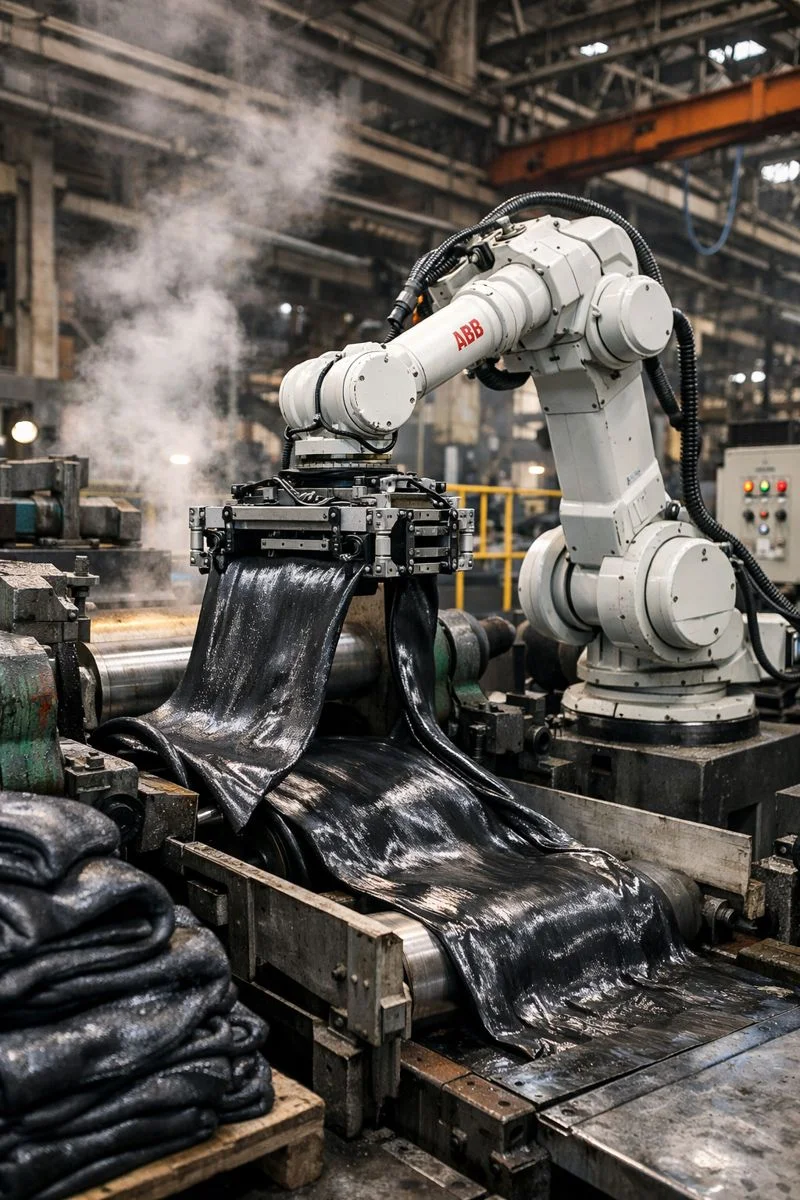 Robotic Automation in the Vulcanized Rubber Industry:A Solid Step Toward Intelligent Manufacturing