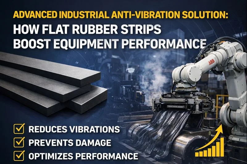 High-Efficiency Industrial Vibration Control Solutions：How Flat Rubber Strips Drive a Breakthrough in Equipment Performance