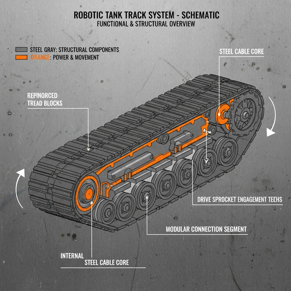 Revolutionizing Robotic Mobility with Advanced Rubber Tank Tracks for Robots