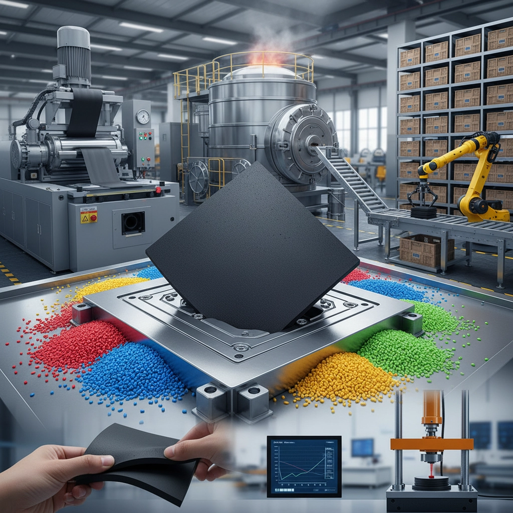 High Performance epdm pad for Industrial Vibration Isolation