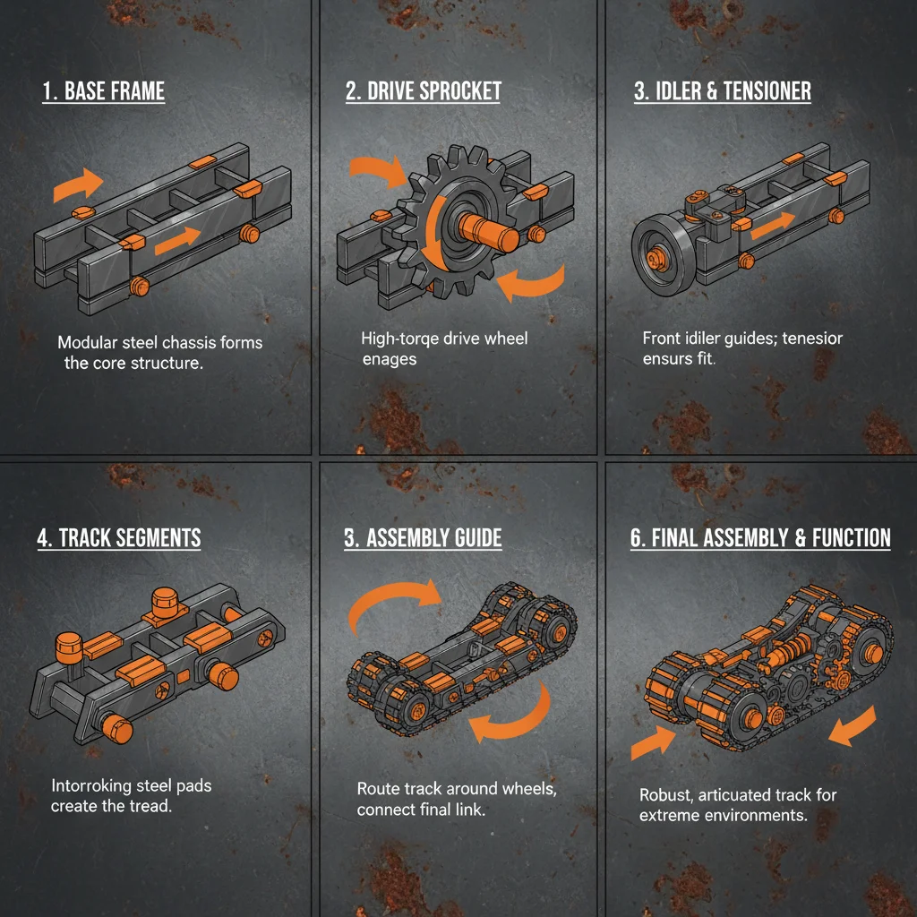 Exploring the Capabilities of Heavy Duty Robot Tracks for Robust Applications