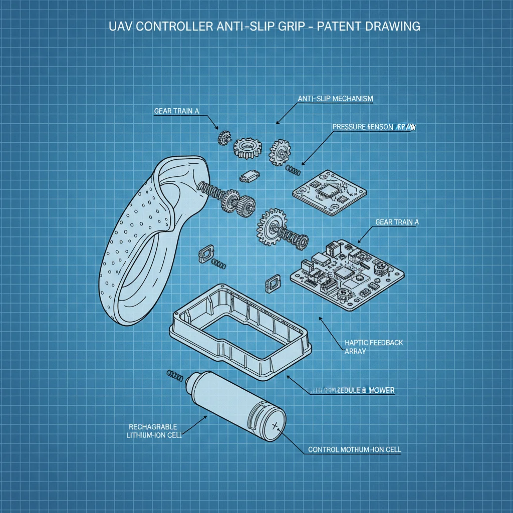 Enhance UAV Control with an Antislip Controller Grip for Ergonomic Flight