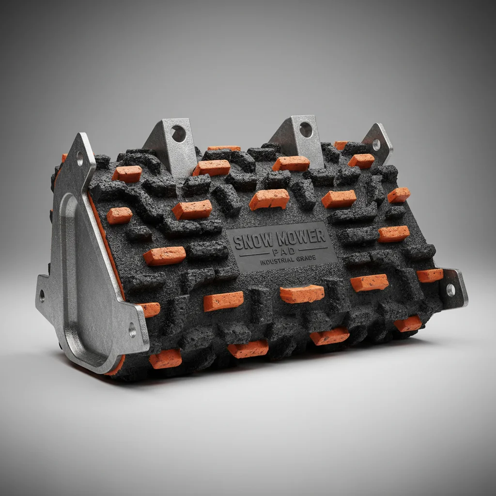 High Performance SNOW MOWER pad for Winter Equipment Maintenance