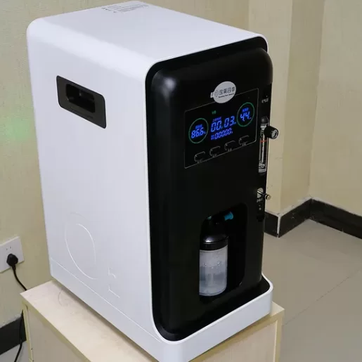 Portable 3L Oxygen Concentrator - Side View