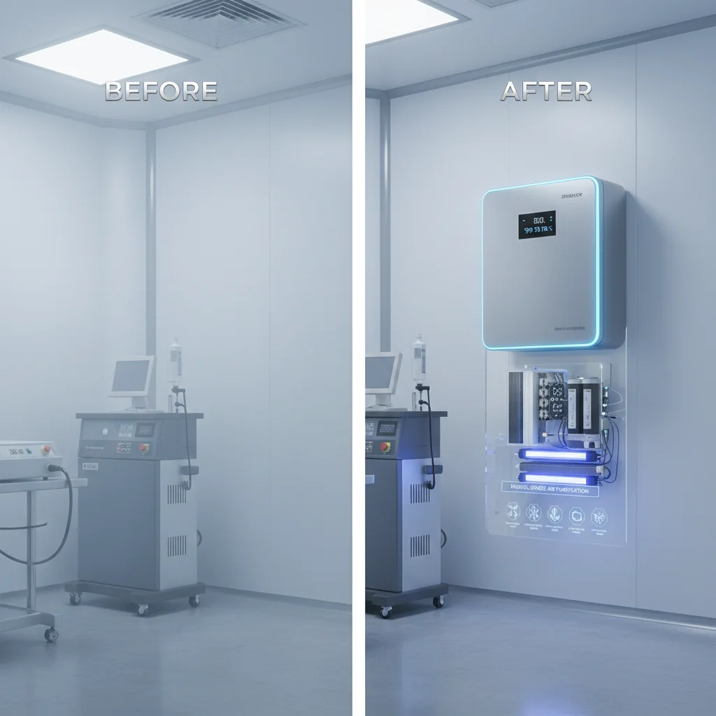 Medical Grade Mounted Air Purifier for Healthcare Air Quality