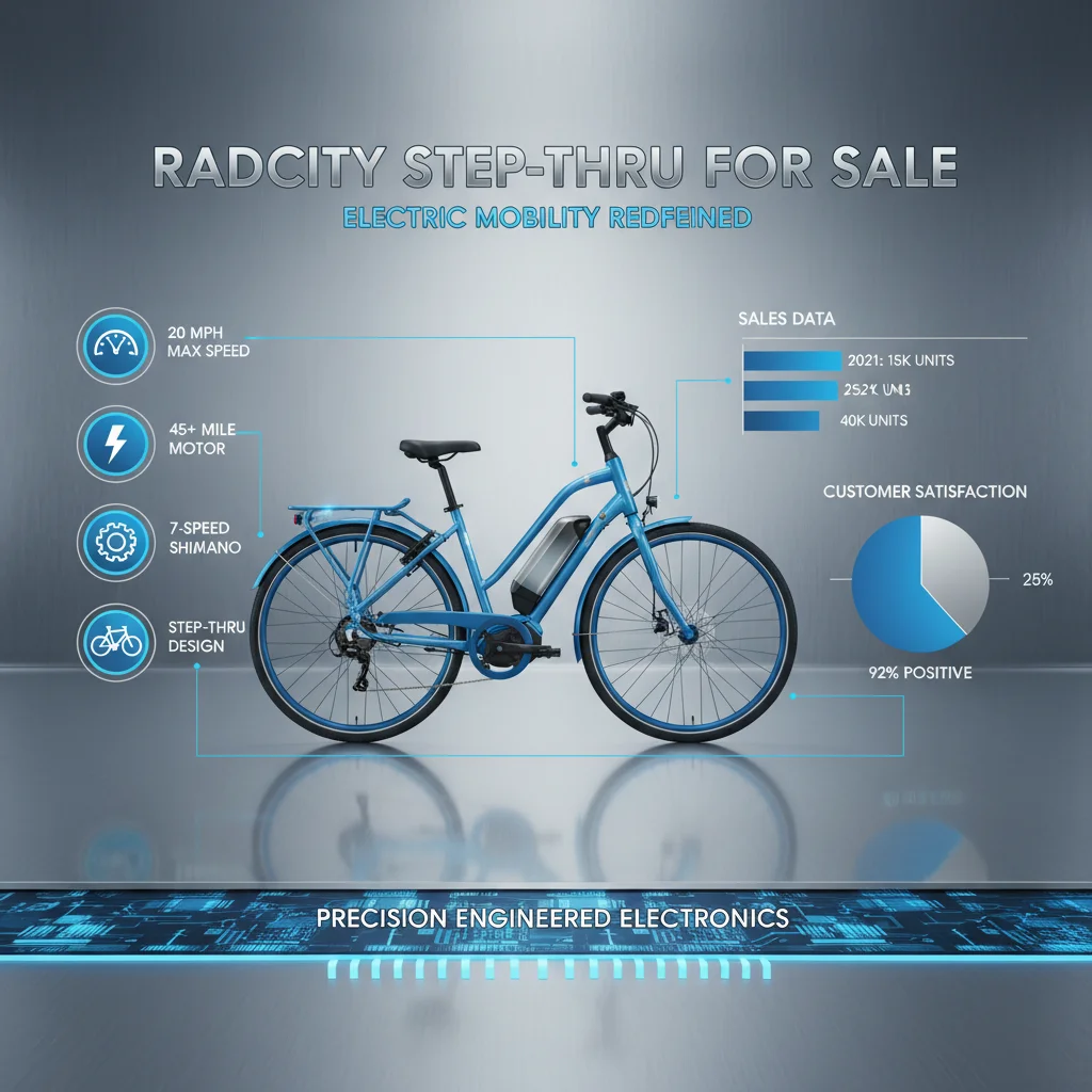 Discover the Versatility of the Radcity Step Thru for Sale and Enhance Your Ride