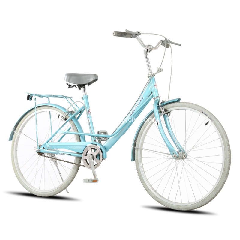 Steel Frame Lady Bicycle with Carrier