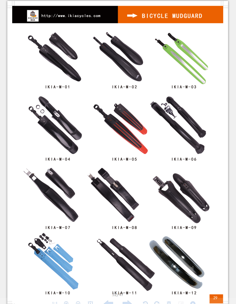 Bike Part Bicycle Mudguard