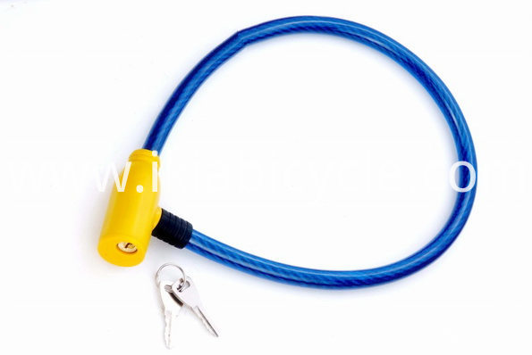 Mix Color Bicycle Steel Cable Lock