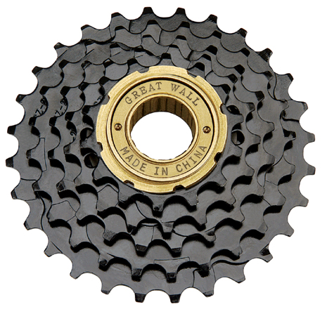 Bicycle Freewheel Golden Surface Finished