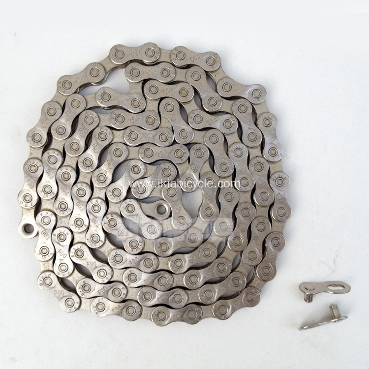 Single Speed 114L Steel Silver Bicycle Chain