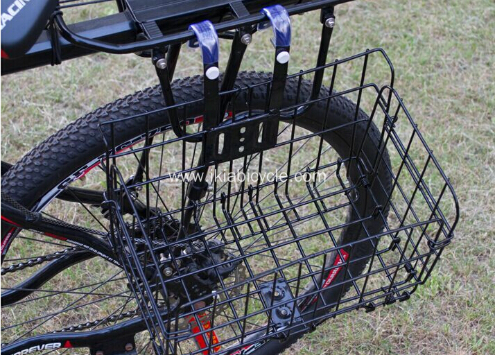 Metal Bicycle Basket with CP Surface Finished