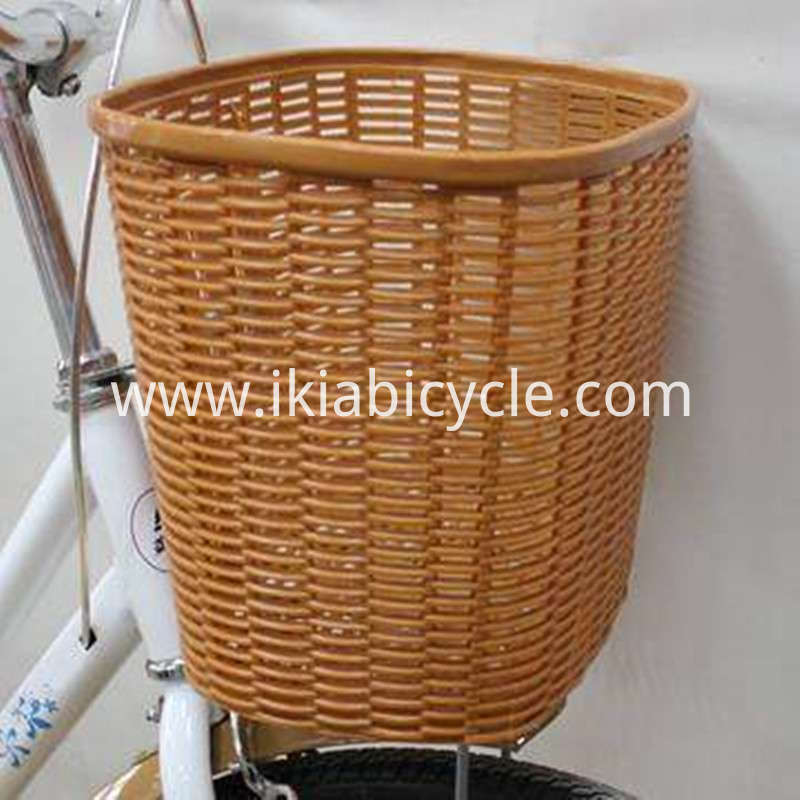 Wicker Dog Bicycle Basket