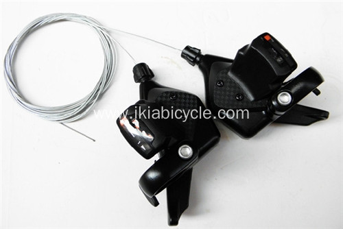 Black PVC Bike Grip Shifter