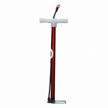 Floor Bike Pump CP Steel Outer Pipe