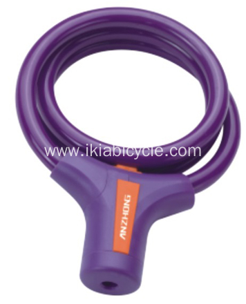 Colorful Steel Cable Locks with Different Length