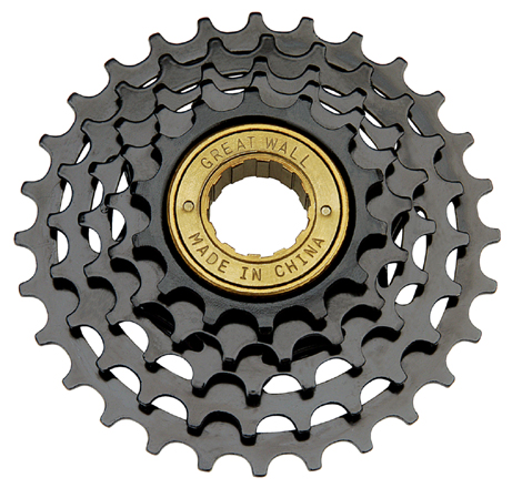 Bicycle Freewheel Golden Surface Finished