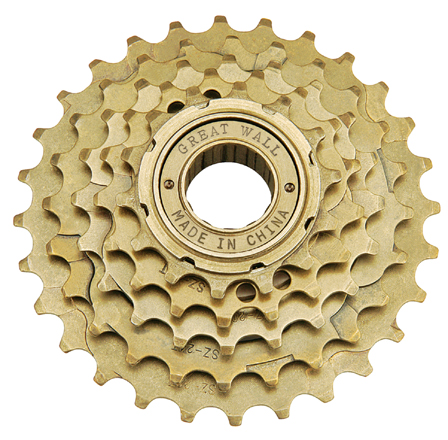 Bicycle Freewheel Golden Surface Finished
