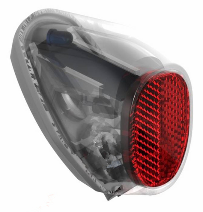 PVC Plastic Bicycle Reflector