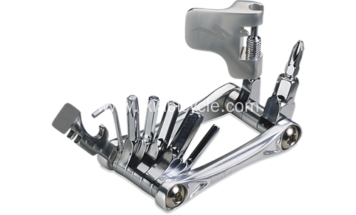 Multi-Function Black Pocket Bike Tool