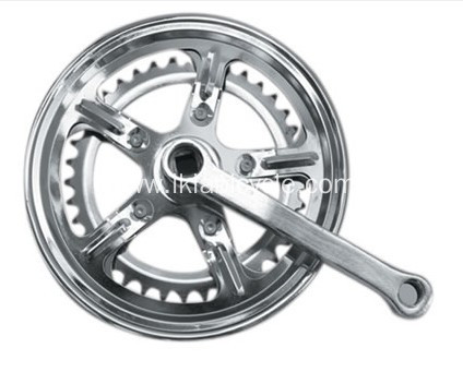 Titanium Bicycle Crank and Chainwheel