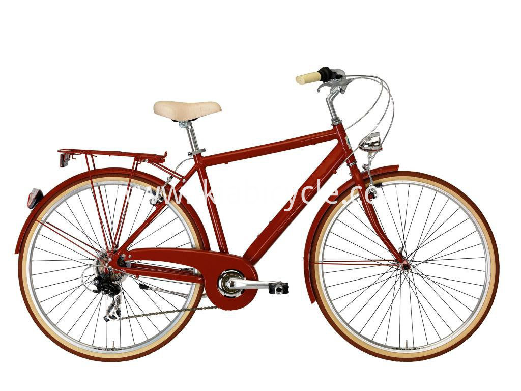 red bicycle