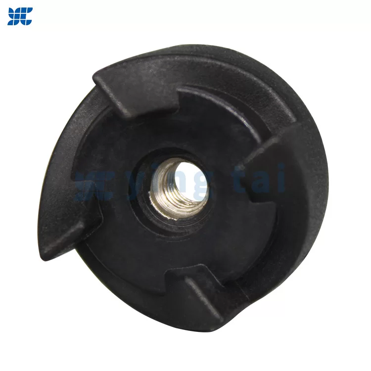 Injection molding includes metal nut parts Plastic wrapped hardware screws Injection molding factory