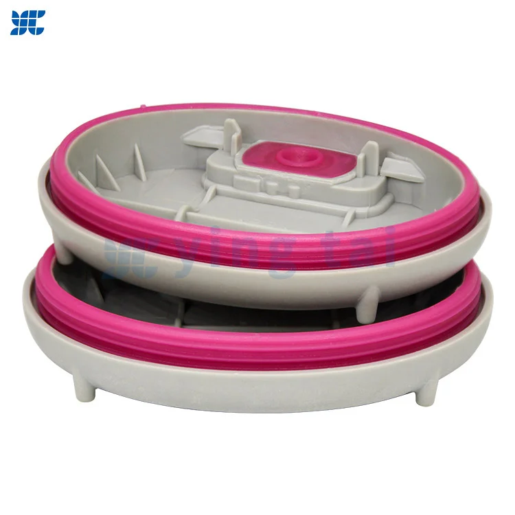 Intelligent skincare equipment with waterproof plastic casing Liquid silicone wrapped plastic parts Silicone sealing shell for electronic devices