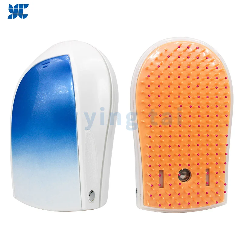 Smart spray Aromatherapy Comb Portable anti-static straightener USB charging straight hair comb